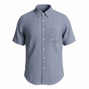 Rails Men's Blue Short Sleeve Button Up Shirt size M